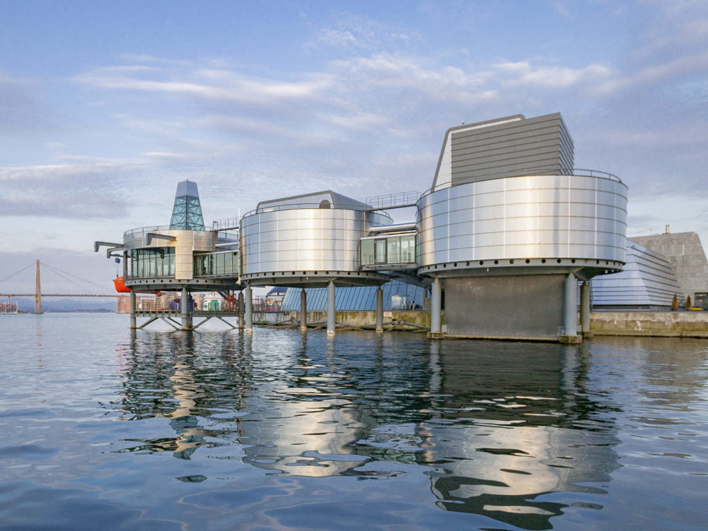 Stavanger/Norway - 06-14-2018 , the Oil Museum in Stavanger is one of the most remarkable Buildings in Norway. The construction reminds on a oil drilling rigg. Oil production is the most important branch of the Norwegian economy