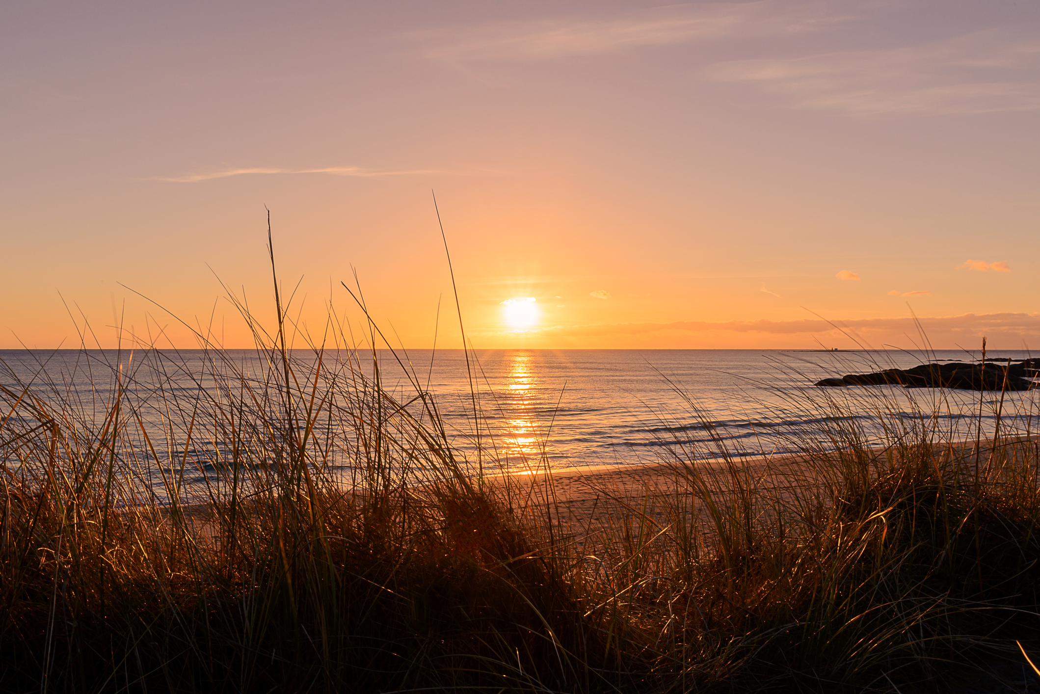 Brusnd beach south of Stavanger, Norway. One of many sand beaches on the west coast in southern part of Norway